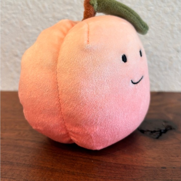 🍑 Jellycat Fabulous Fruit Peach Cute Squishy Peach Plush Toy - Picture 4 of 7